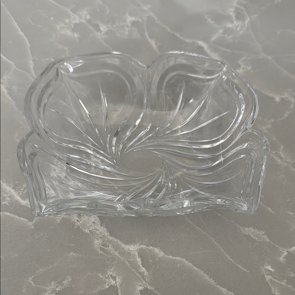 Elegant Clear Glass Dish